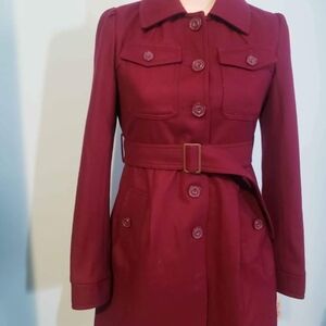 Women's Wool  Belted Coat